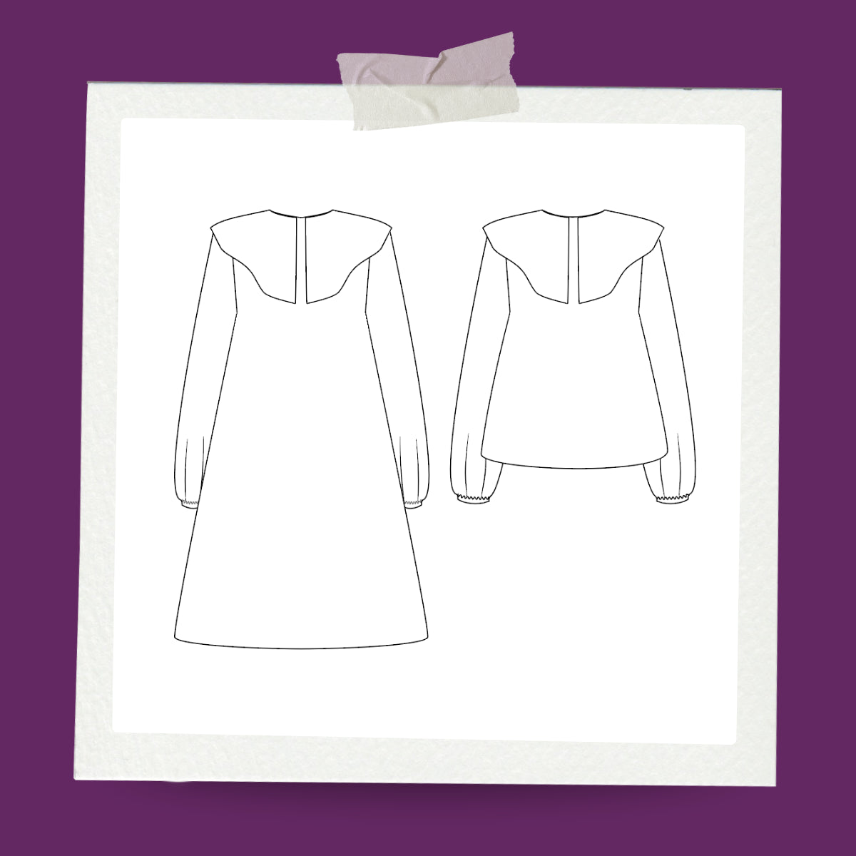 Patron PDF - robe ou top Baby Love